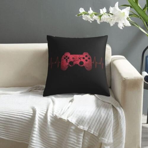 Gamer Heartbeat Video Games pillowcase printed cushion cover sofa waist pillow pillow cover