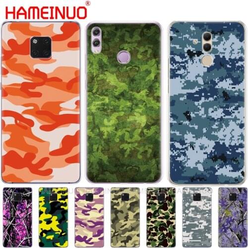 Army green Camouflage Camo Cover phone Case for Huawei NOVA 3 3i mate 20 pro for honor 8x max note 10