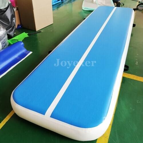 Multi-function Inflatable Air Track Fitness Training Kids Play Trampoline Yoga Mats Gymnastics Gym Mat With Electric Air-Pump