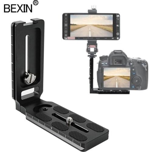 New universal camera quick release L plate SLR camera quick installation fixed L bracket for CamFi controller arca Swiss camera