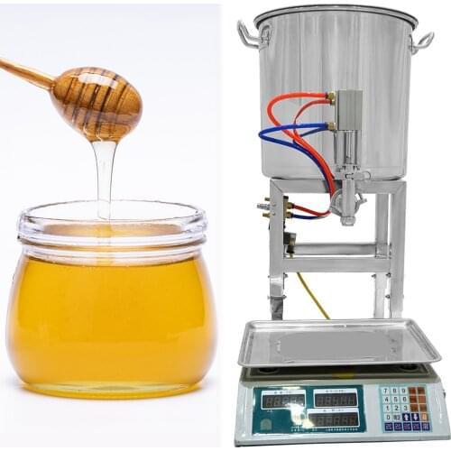BeeKeeping Automatic Honey Filling Flowing Machine 50g~2500g Scale Honeybee Viscous Paste Filling Machine For Beekeeper Suppiler