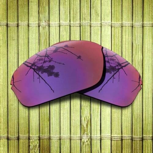 Polarized Replacement Lense For-Oakley Half Wire 2.0 Sunglasses Frame True Color Mirrored Coating - Midnight Sun Color Options