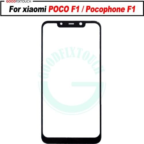 For xiaomi POCO F1 / Pocophone F1 Touch Screen Replacement Front Panel LCD Display Glass Lens Cover