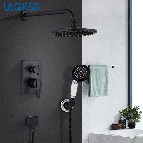 Ulgksd Black Shower Faucets