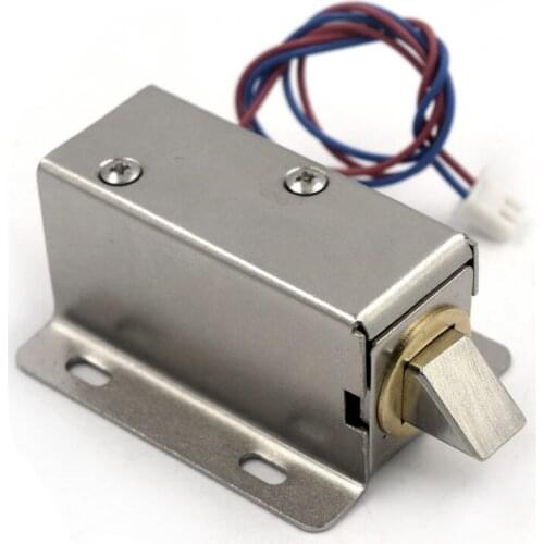 12V-24V Generic Cabinet Door Electric Lock Tongue Up Assembly Solenoid