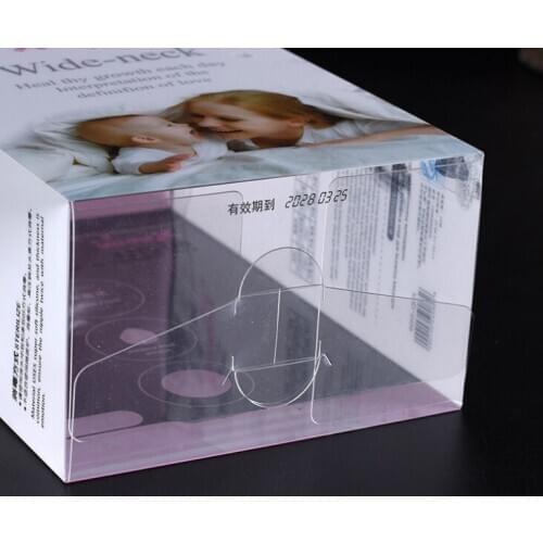Custom folding Clear PVC/PET plastic scented pencil packing box,CMYK printing New Clear Packaging Box ---PX20321