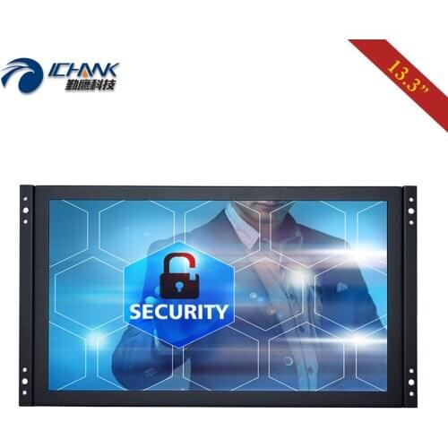 ZK133TC-25D/13.3" inch 1920x1080p 16:9 HDMI USB Embedded Open Frame Power On Boot Capacitive Touch LCD Screen PC Monitor Display