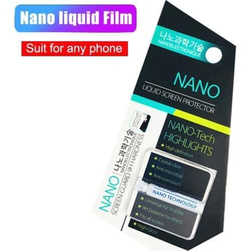 1 Bottle Nano Liquid Screen Protector for iPhone XS MAX 6 7 8 plus Xiaomi 9 8 Universal Anti-scratch Curved Glass Protector Film