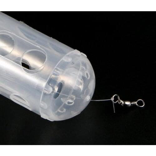 1PC New Small Bait Cage Fishing Trap Basket Feeder Holder Catcher For Angler E56D