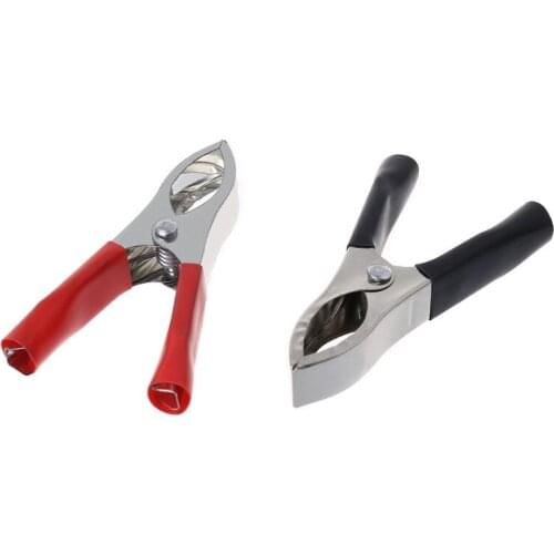 2021 New 10pcs 30A Alligator Clips Battery Test Lead Clamp Crocodile Clip 70mm