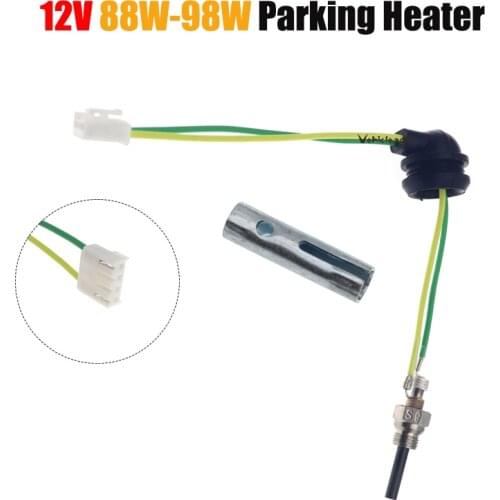 12V 88W-98W Car Auto Truck Boat Parking Heater Ceramic Pin Glow Plug For Eberspacher Air Diesel Parking Heater Part w/Wrench
