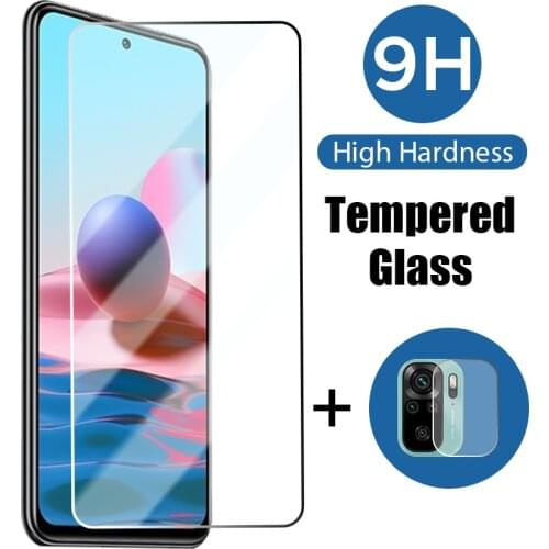 2 in 1 Screen Protector Phone Camera Len Film On Redmi 9 9A 9T 9C 8 8A 7 7A 6 6A 5 5A Tempered Glass For Redmi 9i 9AT 6 Pro