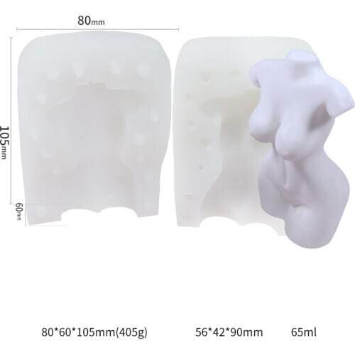 3D Torso Mold Female Body Silicone Mold Handmade Candle Mold Sexy Torso Mold 10349352