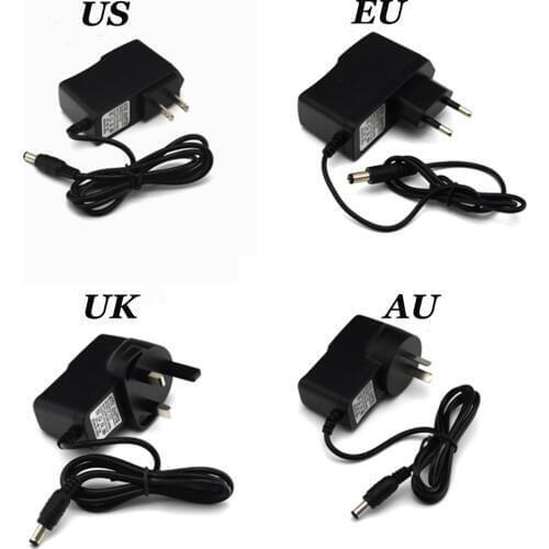 100-240V AC to DC Power Adapter US EU UK AU Plug in Lights Power Adapter 24V 1A 2A 3A 5A 6A Power Adapter for LED Strip Lights