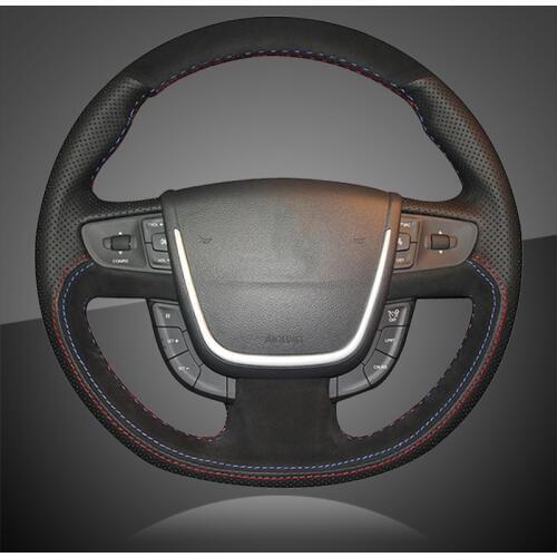 Auto Braid On The Steering Wheel Cover for Peugeot 508 Car-Styling Hand Stitching Car Steering Wheel Covers Interior Accessories