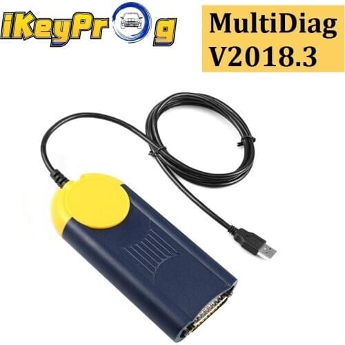 V2018.3 Multi-Diag OBD2 Scanner Multi diag J2534 Access Pass-Thru OBD2 Device Multi-Diag Auto Diagnostic Tool