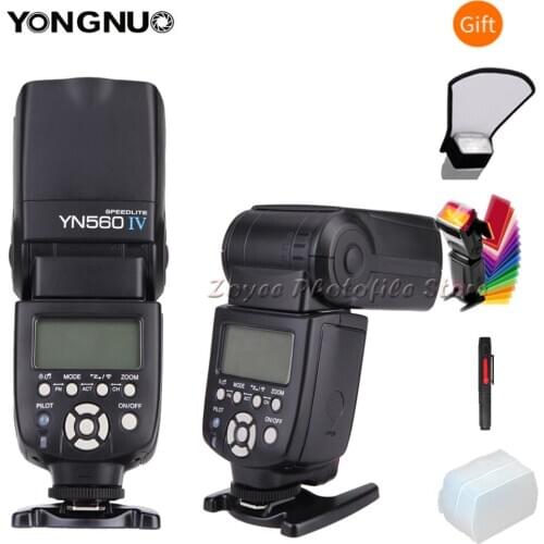 YONGNUO YN 560 III IV Wireless Master Flash Speedlite for Nikon Canon Olympus Pentax DSLR Camera Flash Speedlite Original W Gift