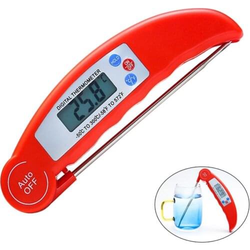 Digital Probe Thermometer Foldable Mini Multifunction Tester Food BBQ Meat Oven Folding Kitchen Thermometer Cooking Oil Tools