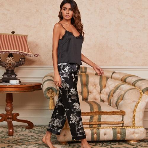 CINPOETRY Women's Silk Pajamas