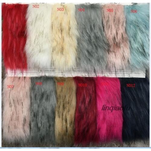 High imitation braid hair artificial fur fabric High-grade fur collar fur plush fabric:170*90cm (one yard) One pcs