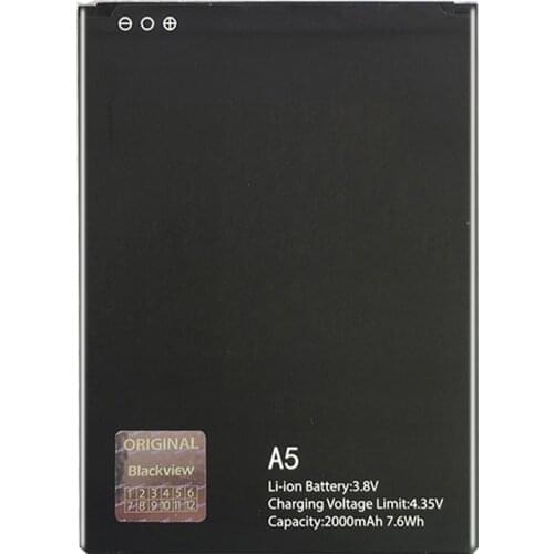 ISUNOO Blackview A5 Battery 2000mAh Back Up Battery Replacement For Blackview A5