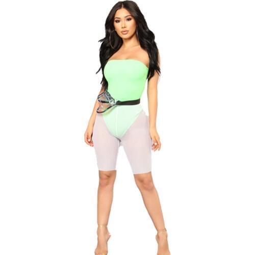 Hot Sale Women Fishnet Mesh Pant See Through Fashion Slim Fit Fish Net Shorts High Wasit Exotic Pants Ladies Hot Pants