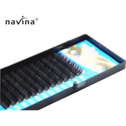 Navina False Eyelash C Curl faux mink lash silk lashes eyelash extensions false mink eyelash extensions 3d 6d curl lashes