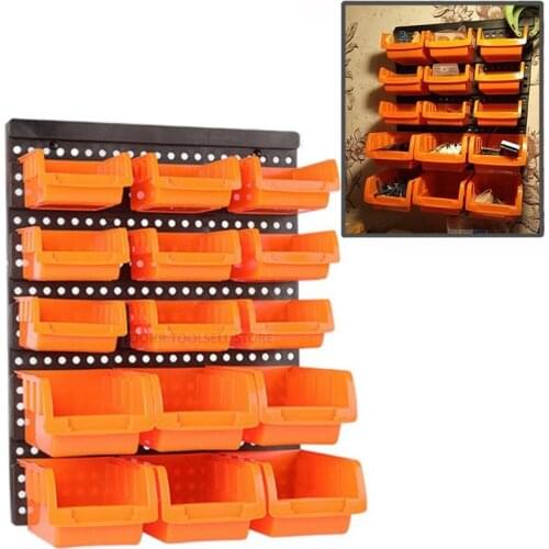 Wall-Mounted Storage box Components tool box Tool Parts Garage Unit Shelving Hardware screw Tool organize Box