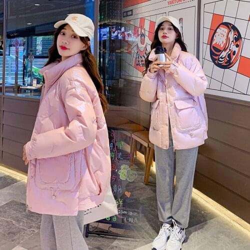 LISYRHJH New Women Winter Jacket Short Warm Parkas Female Autumn New Thickening Coat Cotton Padded Jackets