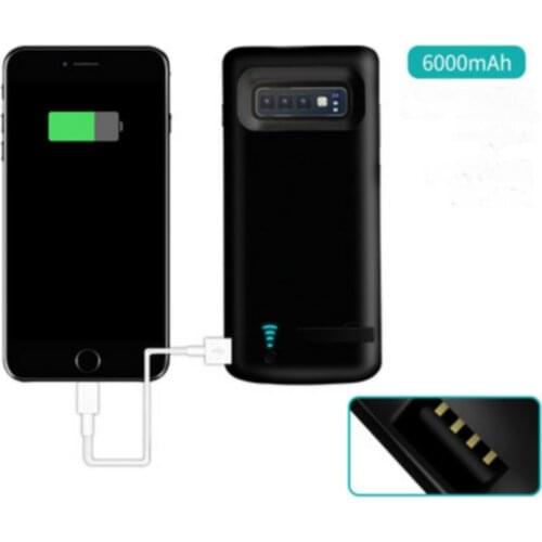 6000mah Back clip charging treasure Wireless charger mobile power Portable charging case for Samsung Galaxy S10 p10 S10e plus