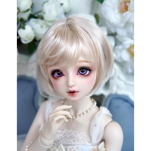 1/6 YOSD Wig,1/4 MSD Wig,1/3 BJD Wig for Doll Accessories,Fashion Doll Wig Short Wig for Girl Doll