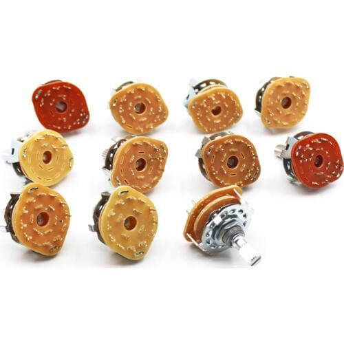 RS25 RS26 Band Switch Band Channel Rotary Selector Selectable Position 1P4T 1P8T 1P12T 2P3T 2P4T 2P5T 2P6T 3P3T 3P4T 4P3T