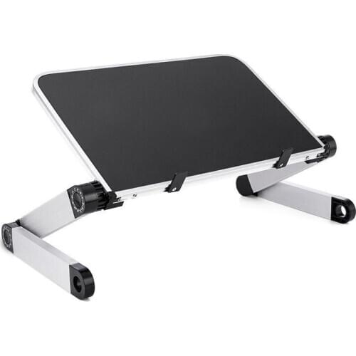 Alloy Laptop Portable Foldable Adjustable Laptop Desk Computer Table Stand Tray Notebook PC Folding Desk Table