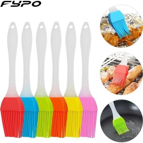 Silicon Baking BBQ Oil Brush Basting Brushes Barbecue Tools High Temperature Resistance Cake Cookie Scrub Kitchen Gadgets