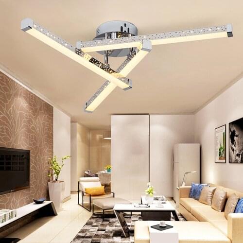 Modern Led Ceiling Lamp for Bedroom Living Room Decoration Warm White Cold White Triangle Ceiling Light AC 85-265V
