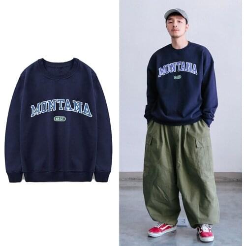 SUNOWE Autumn Winter Ladies Round Neck Sweater INS Popular Printed Loose Sweatshirt Long Sleeved Pullovers Tops