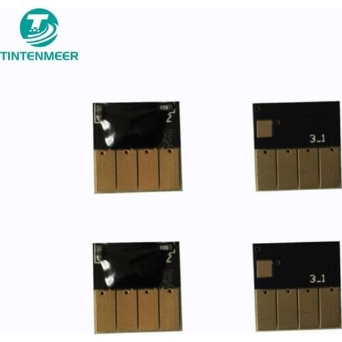TINTENMEER excellent quality Refillable cartridge Auto reset chip KCMY color as 1 set compatible for HP 940 to 8000 8500