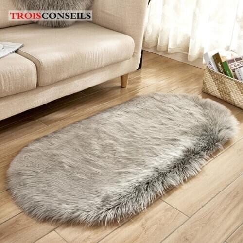 TROISCONSEILS Sheepskin Rugs For Home