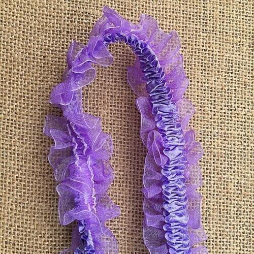 ZHU RU lace High elastic stretch can be restored Pleated design Laciness Macrame Cord Braided DIY Beading String Thread