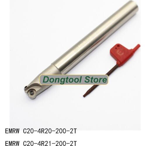 1pc EMRW C20 4R20 200 C20 4R21 200 2T milling cutter of cnc lathe turning tools for endmill holder without blade