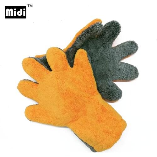 1 PC Ultra-Luxury Microfiber Car Wash Gloves Car Cleaning Tool Home use Multi-function Cleaning Brush Detailing
