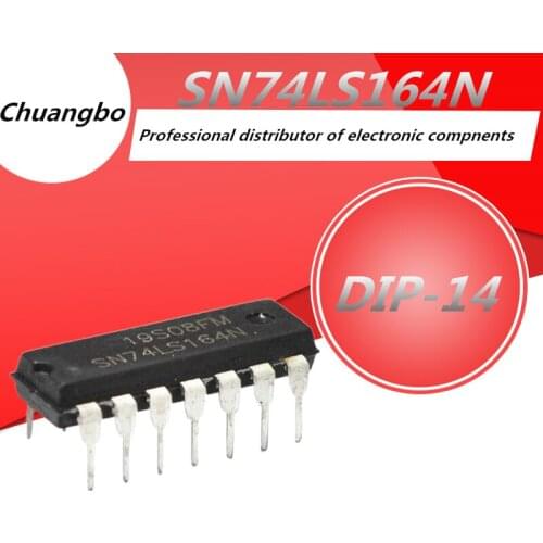 10PCS 74LS164 SN74LS164N DIP14 SN74LS164 DIP 74LS164N DIP-14 New spot