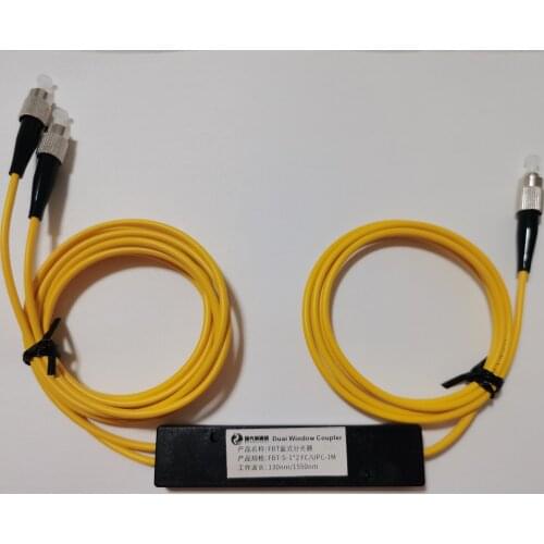 5 pcs FC/UPC 1x2 PLC Fiber optical Splitter Mini Module FC/UPC FTTH Fibre Splitter FC Single Mode optic splitter box