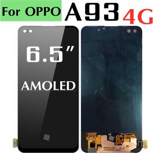6.43" AMOLED For OPPO A93 4G 2020 CPH2121 LCD Display Touch Screen Digitizer Assembly Replacement parts