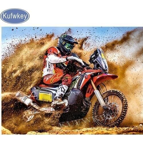 Diy car diamond painting Motorcycle picture crystal diamond 5d,full square round drill embroidery diamond art Scenic home decor