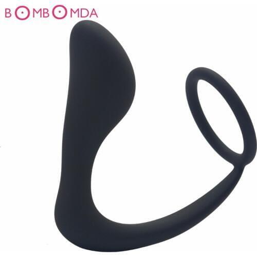 Anal Plug Prostate Massager G Spot Massage Black Sex Toys Vibrator Men Cock Ring Penis Prostata Masturbator Anal Butt Plug