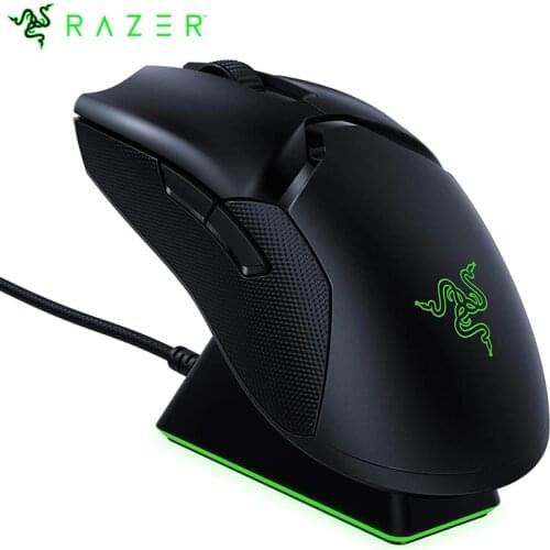 Razer Viper Ultimate Hyperspeed Lightest Wireless Gaming Mouse & RGB Charging Dock: 20K DPI Optical Sensor - 8 Buttons