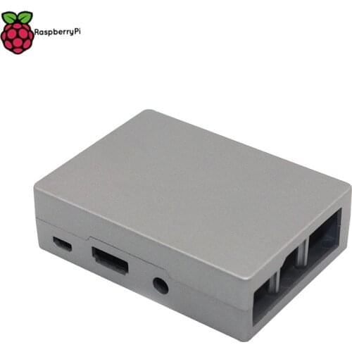 Raspberry Pi 3 Model B Plus Aluminum Case RPI 3 Model B+ Silver Case Metal Enclosure Compatible with Raspberry Pi 3 Model B