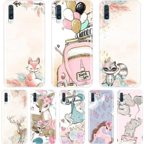 Case For Samsung Galaxy A10 A20 A30 A40 Case Ultra thin Unicorn Silicone Phone Cases For Samsung Galaxy A80 A70 A60 A50 Cover