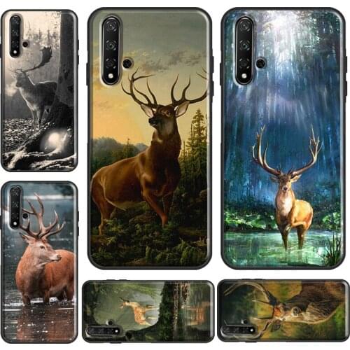 Deer Stag Case For Huawei Y6 Y7 2019 Nova 5T Funda For Honor 10i 10 Lite 20 Pro 8X 9X 7A 8A Case